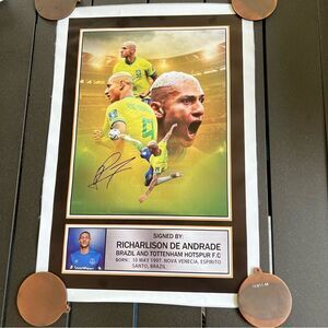 Richarlison De Andrade Soccer Poster (New)